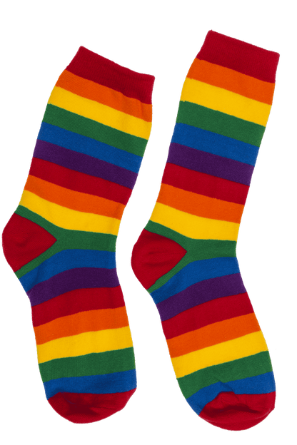 Socks, Rainbow, one size, 80% cotton,