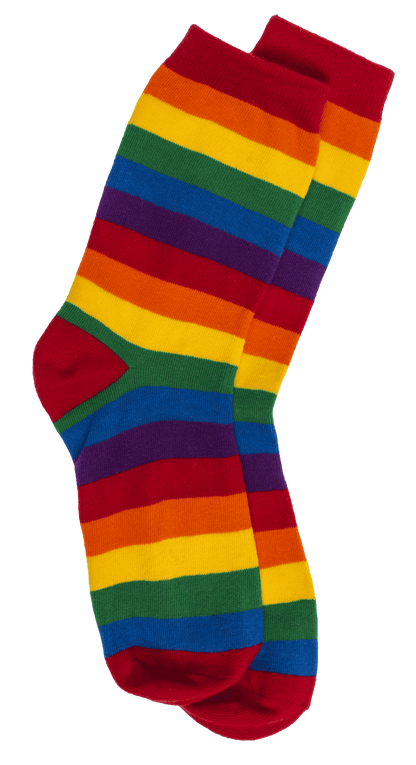 Socks, Rainbow, one size, 80% cotton,