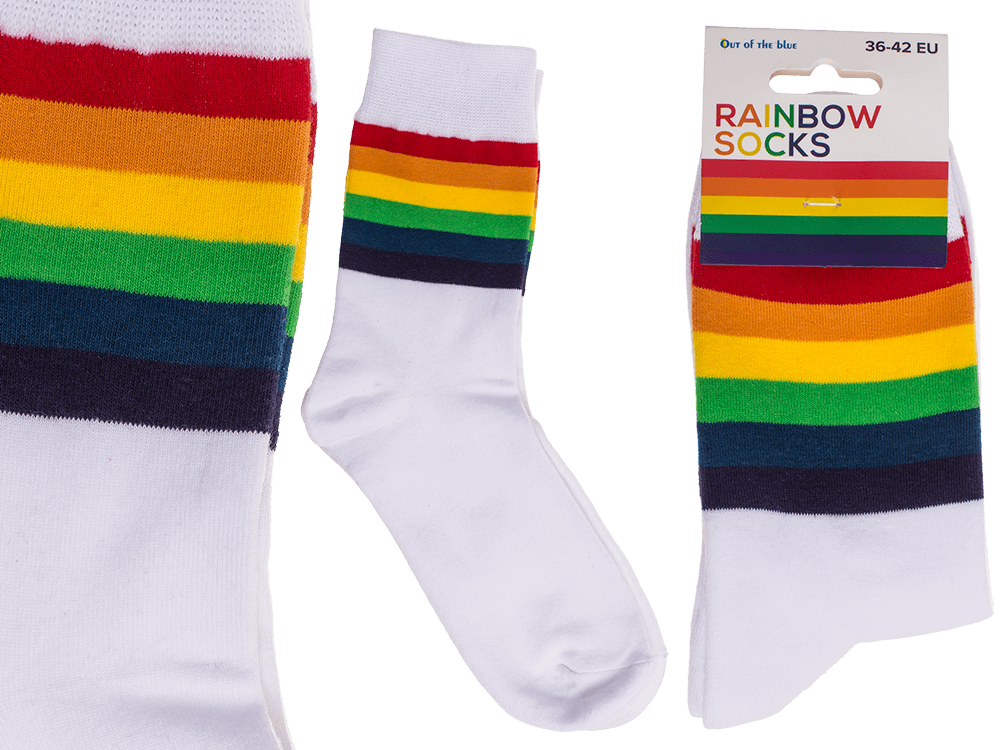 Socks, Pride, 2 sizes assorted,