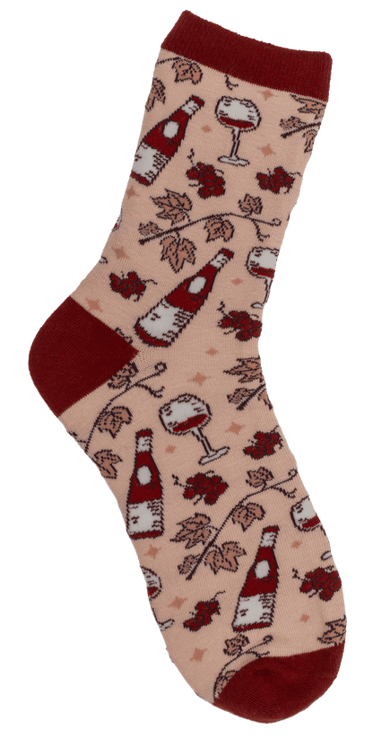 Socks, Wine, one size,