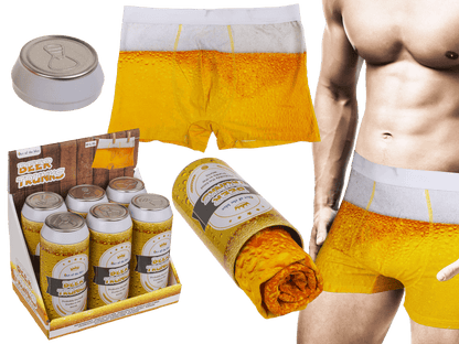 Beer Trunks in Tin, 3 sizes ass., (2xM, 3xL, 1xXL)