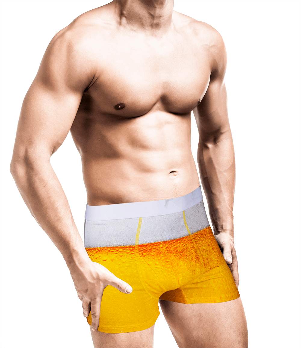 Beer Trunks in Tin, 3 sizes ass., (2xM, 3xL, 1xXL)