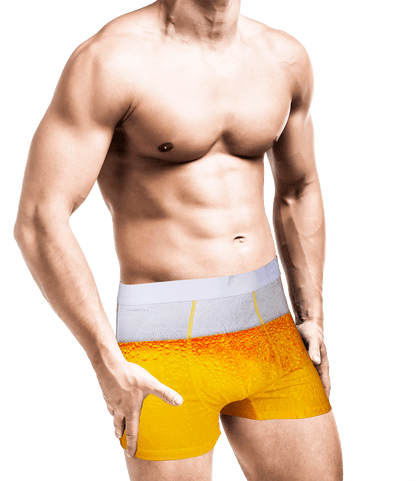 Beer Trunks in Tin, 3 sizes ass., (2xM, 3xL, 1xXL)