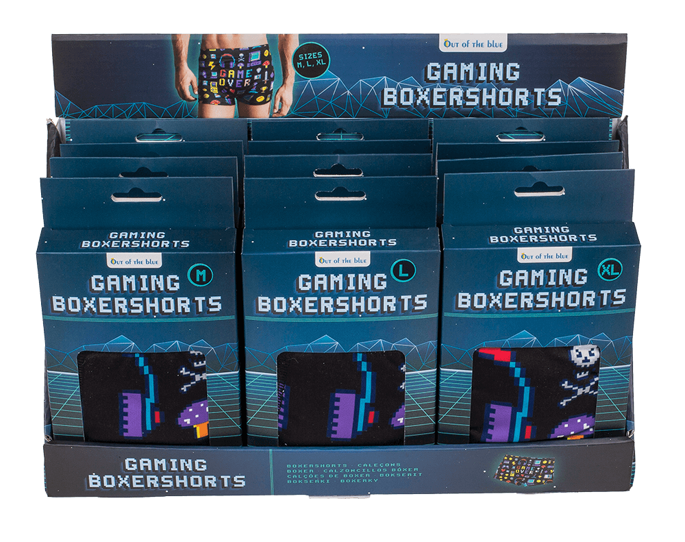 Boxer short, Gaming, 3 sizes assorted: