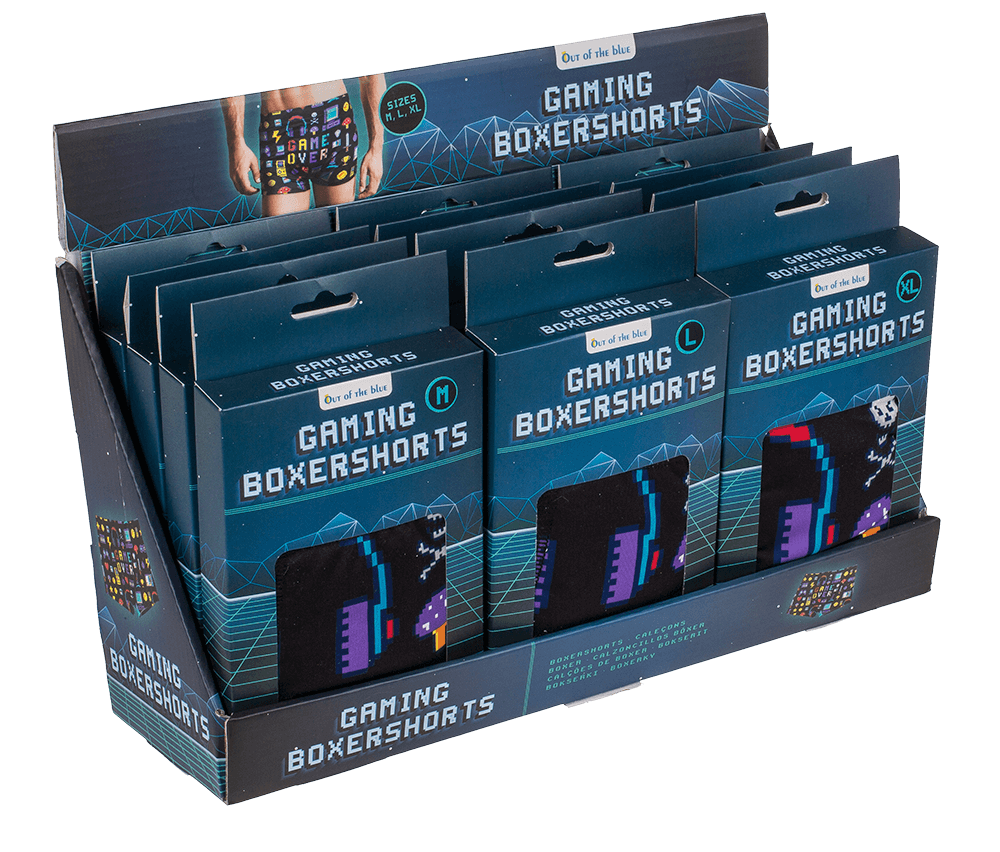 Boxer short, Gaming, 3 sizes assorted: