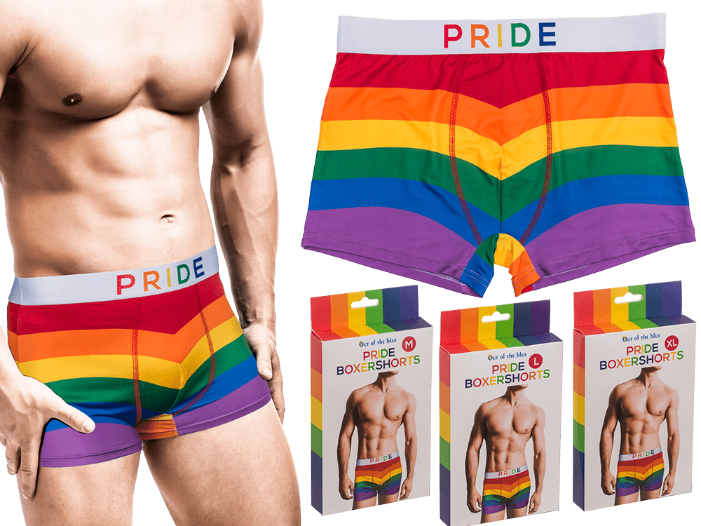 Boxer short, Pride, 3 sizes assorted: