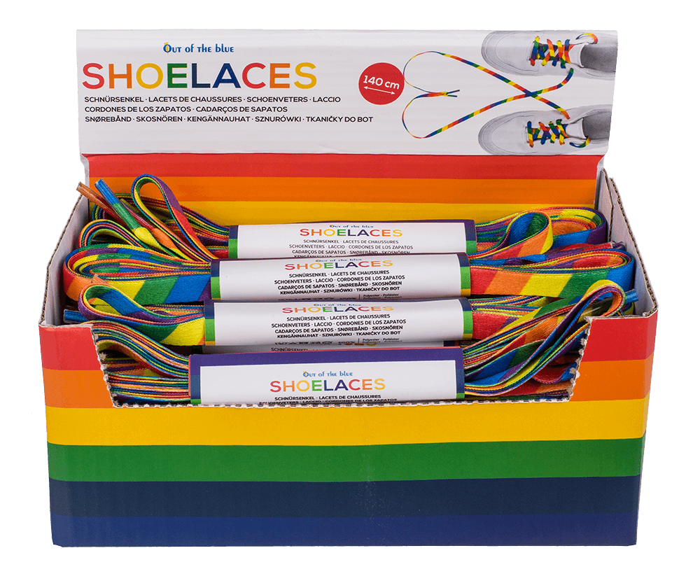 Shoelace, pride, L: 140 cm,