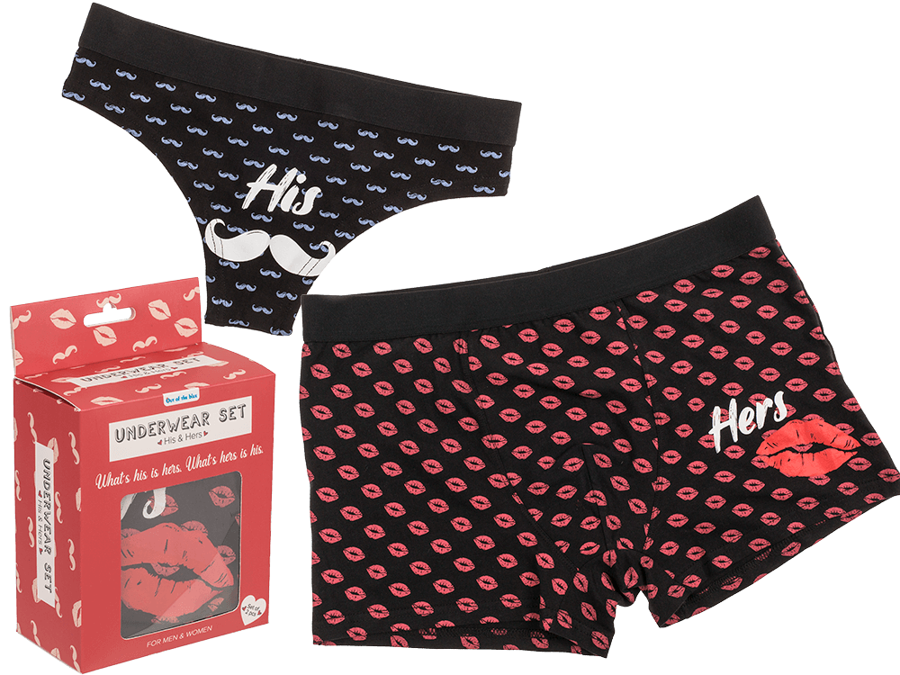 Underwear set, His & Hers,