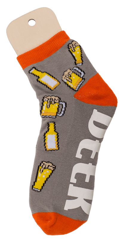 Socks, with ABS sole, Bring Beer, one size,