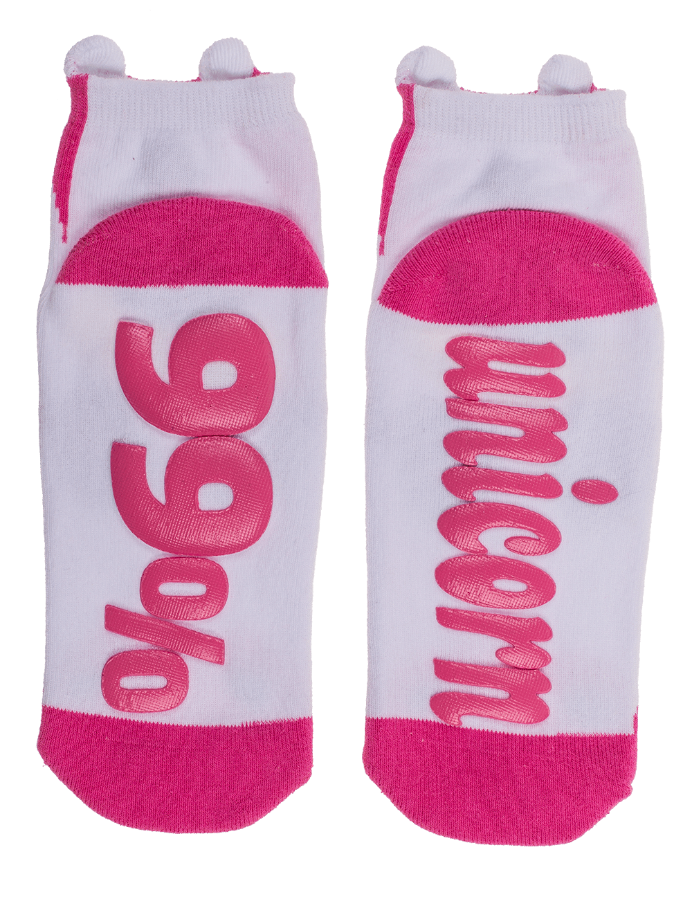 Socks, with ABS sole, 99 % Unicorn, one size,