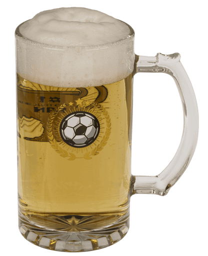 Gift-Set, Football, beer glass + socks,
