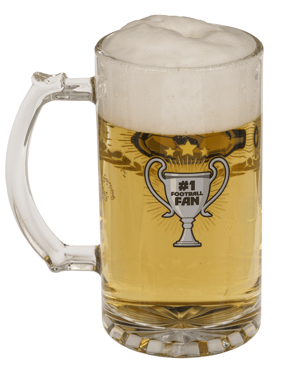 Gift-Set, Football, beer glass + socks,