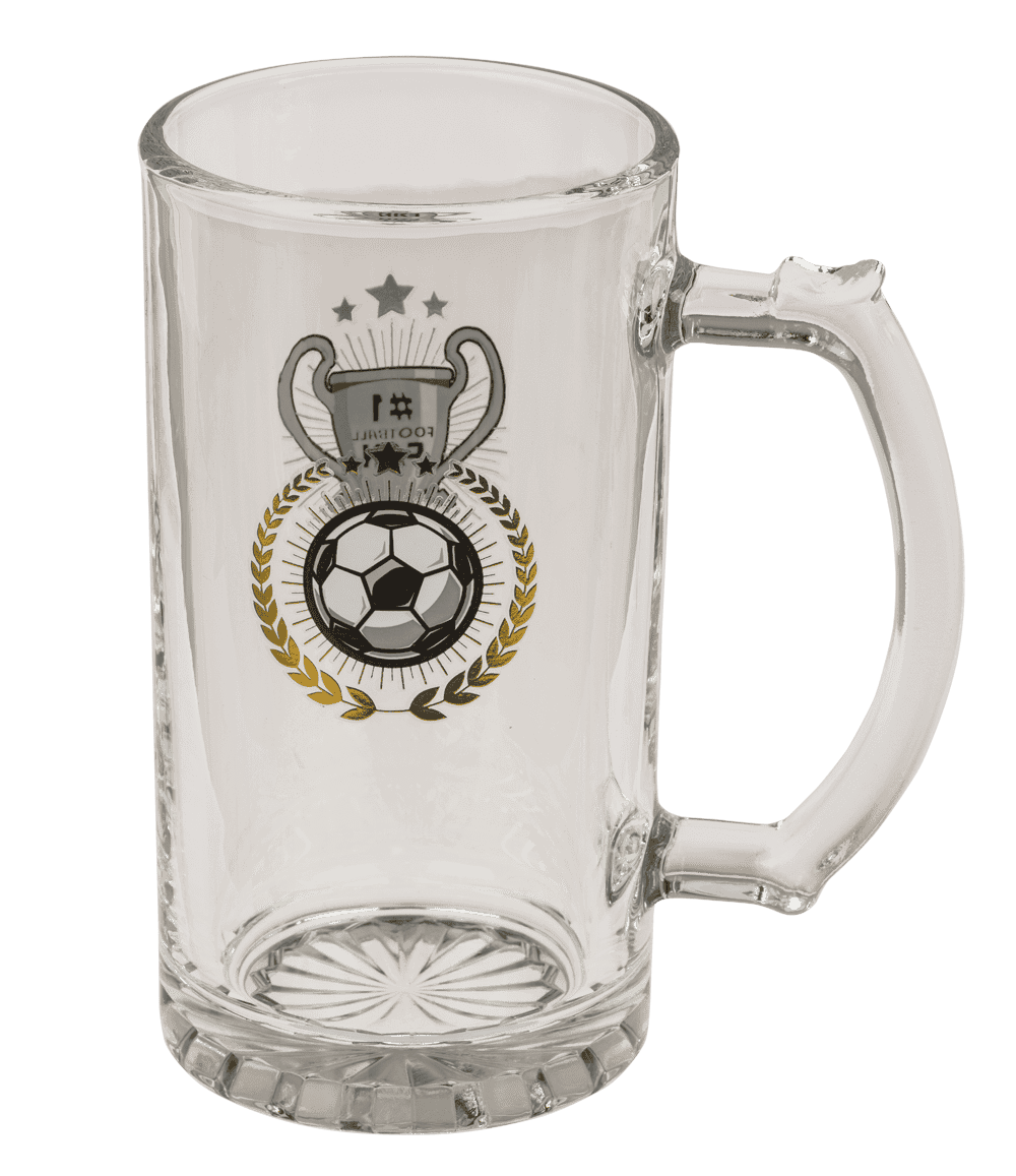 Gift-Set, Football, beer glass + socks,