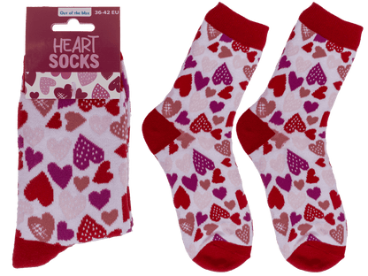 Socks, Hearts, size 36-42,