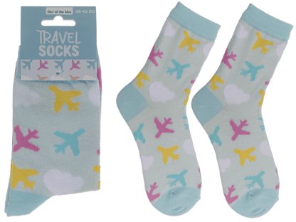 Socks, Airplane/Travel, size 36-42,
