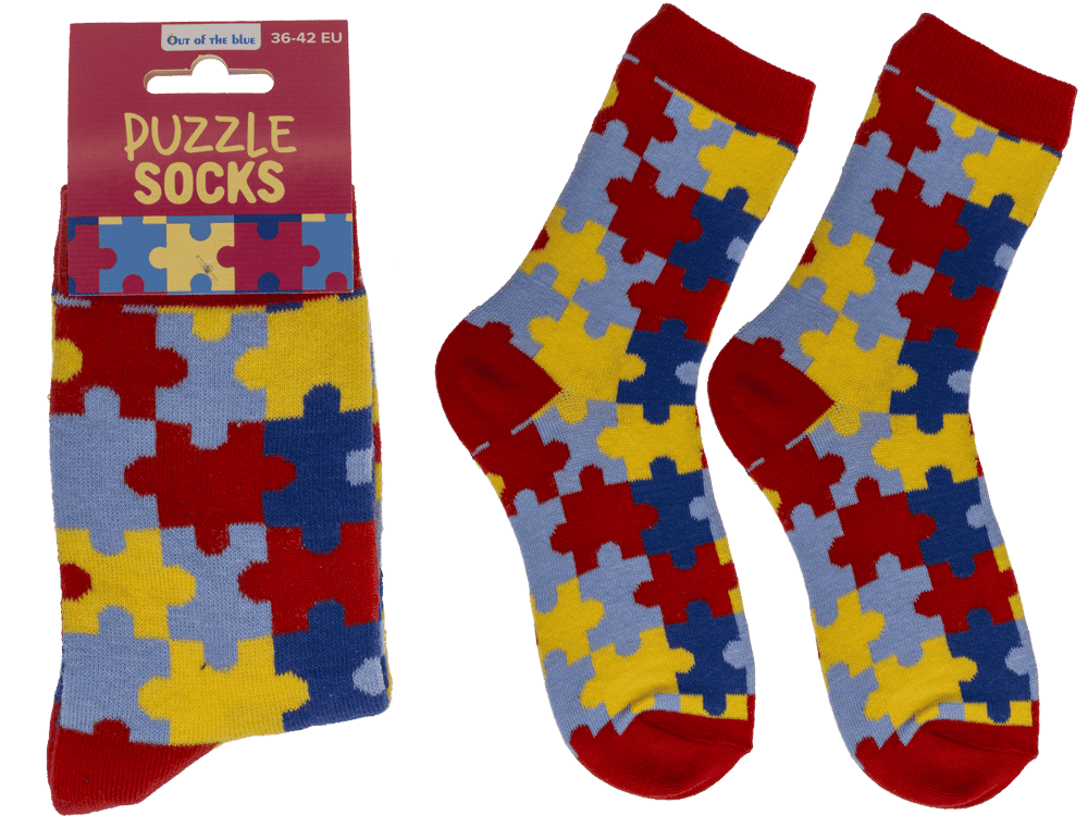 Socks, Puzzle, size 36-42,