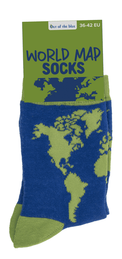 Socks, World Map, size 36-42,