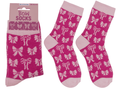 Socks, Bow, size 36-42,