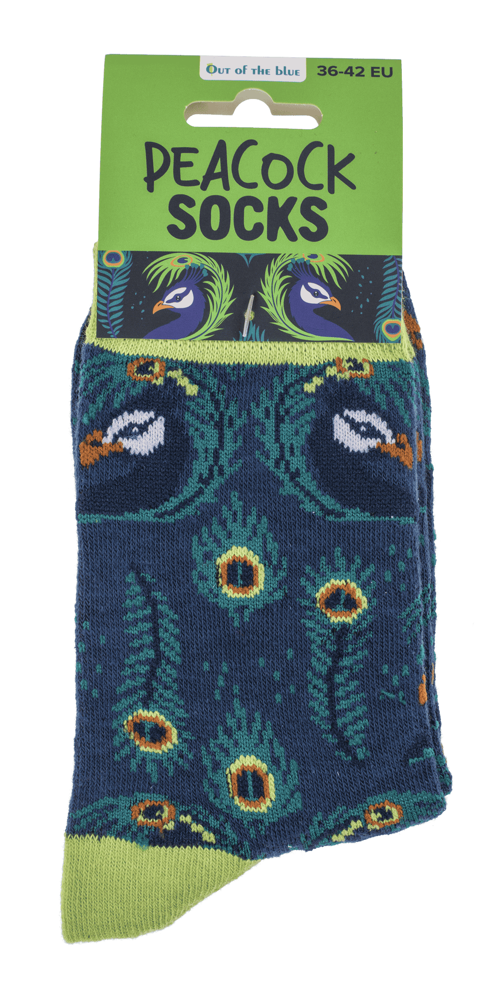 Socks, Peacock, size 36-42,