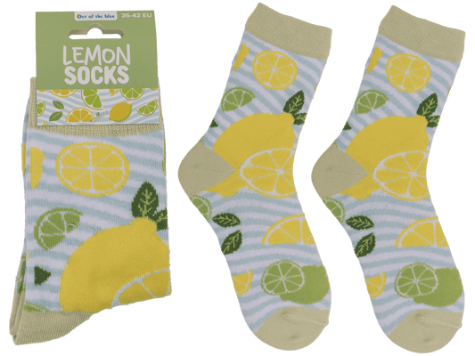 Socks, Lemons & Limes, size 36-42,