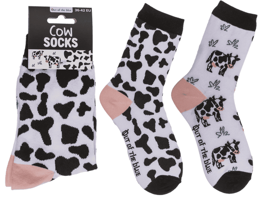 Socks, Cow, size 36-42,