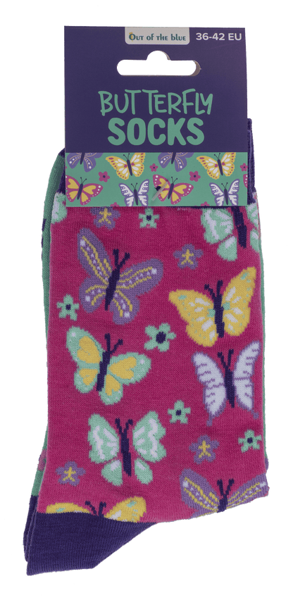 Socks, Butterfly, size 36-42,