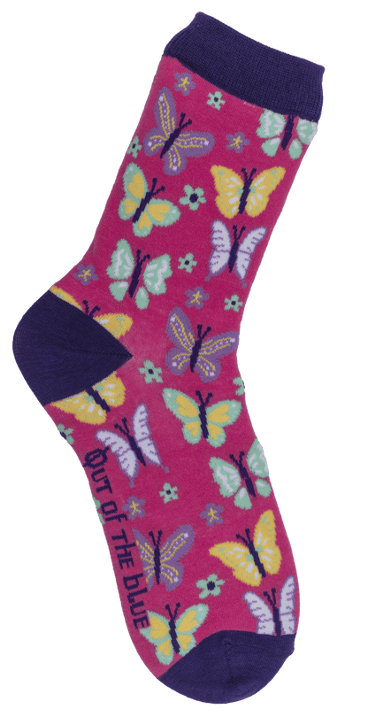 Socks, Butterfly, size 36-42,