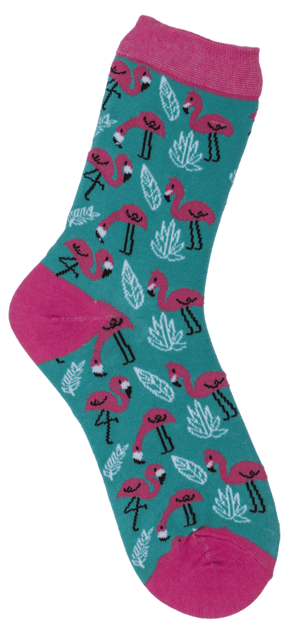 Socken, Flamingo, Größe 36-42,