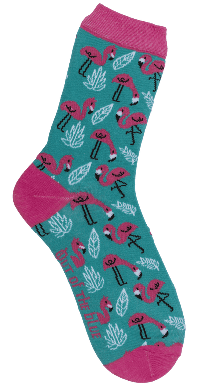 Socken, Flamingo, Größe 36-42,