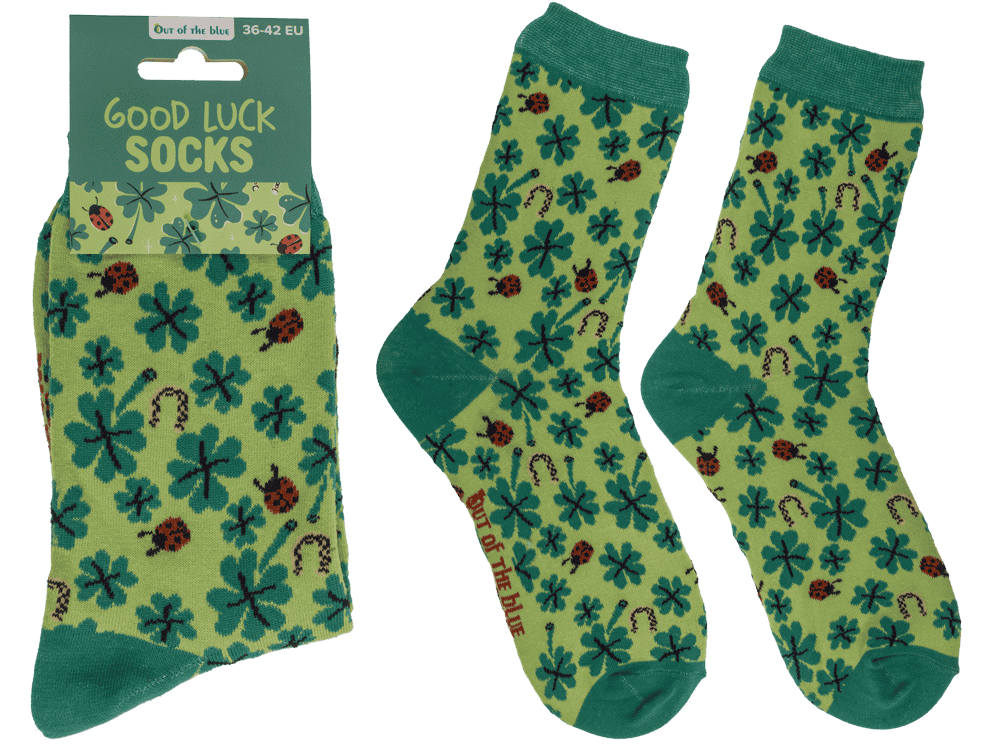 Socks, Lucky Clover, size 36-42,