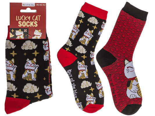 Socks, Lucky Cat, size 36-42,