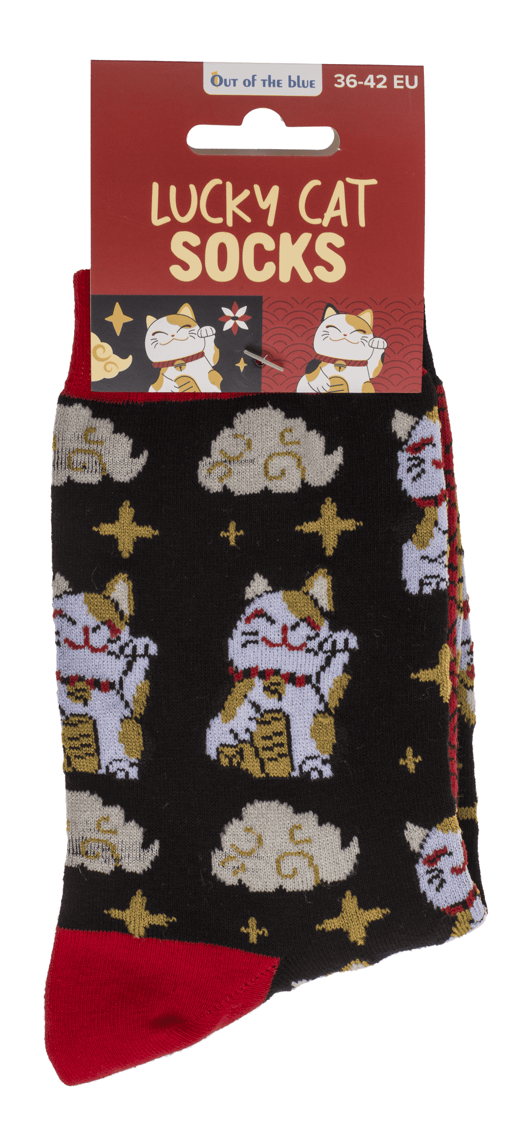 Socks, Lucky Cat, size 36-42,