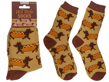 Socks, Sausage Dog, size 36-42,