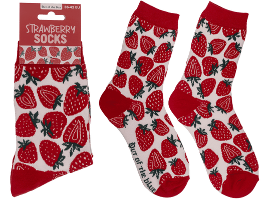 Socks, Strawberries, size 36-42,