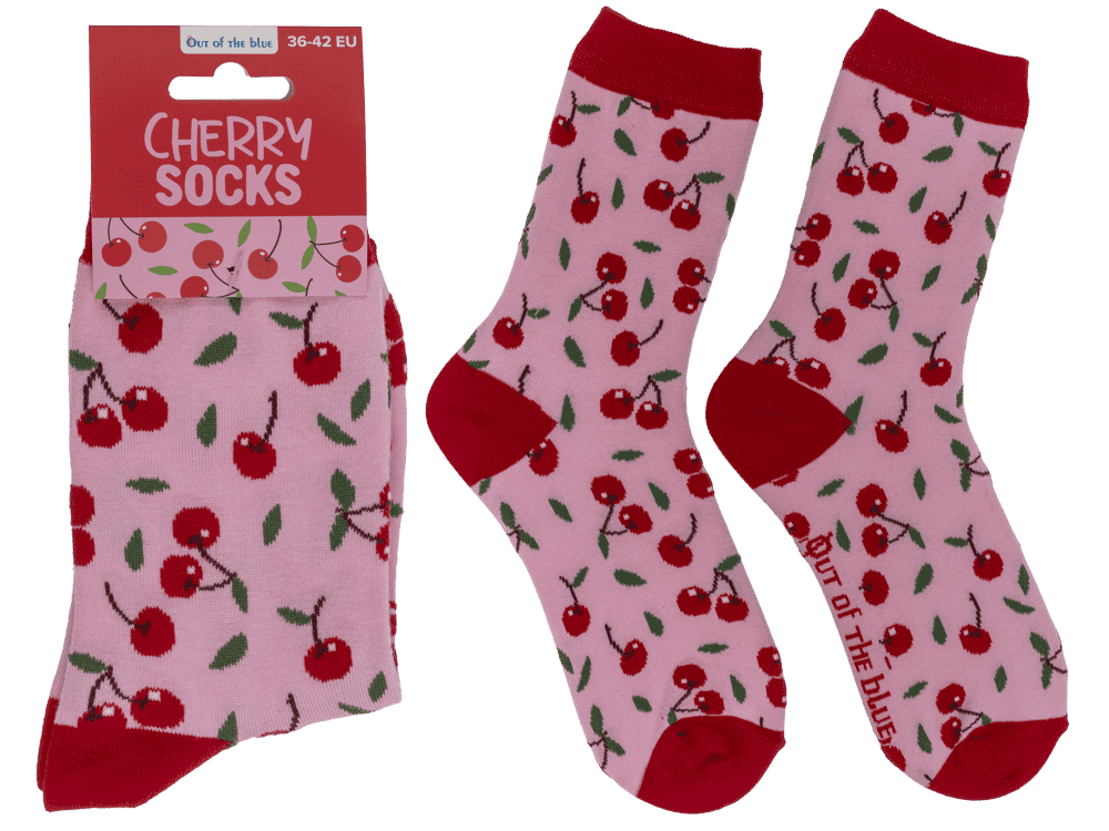 Socks, Cherries, size 36-42,
