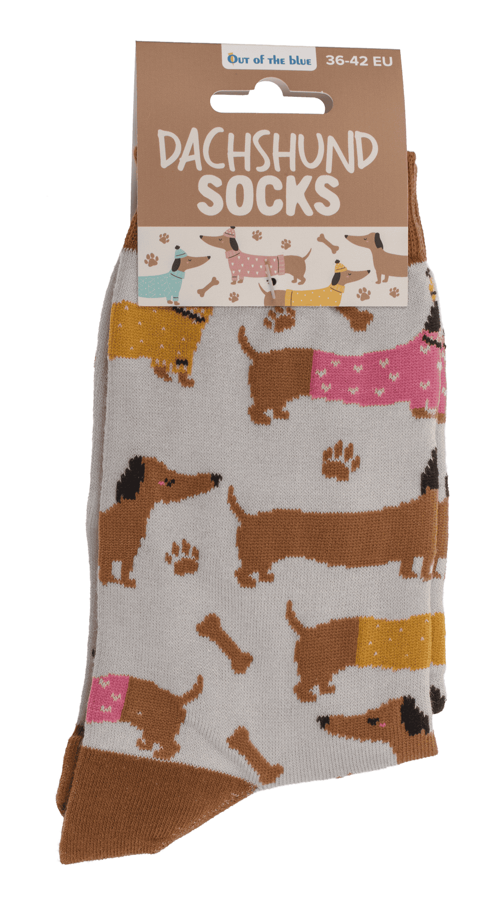 Socks, winter dachshund, size 36-42,