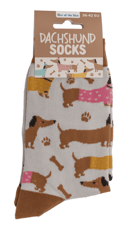 Socks, winter dachshund, size 36-42,