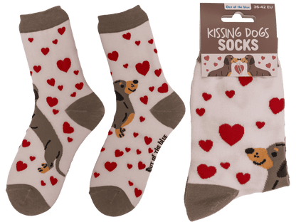 Socks, dachshund couple, size 36-42,