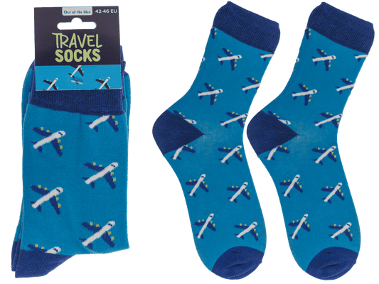 Socks, Airplane/Travel, size 42-46,