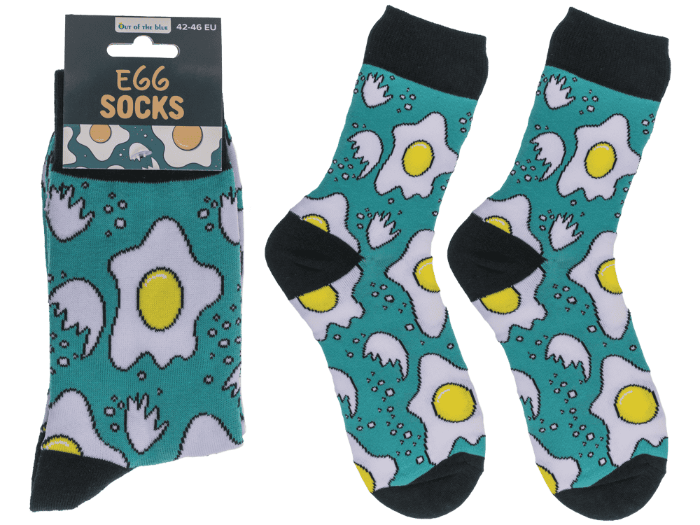 Socks, Fried Egg, size 42-46,