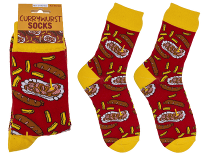 Socky, Curry Wurst. size 42-46,