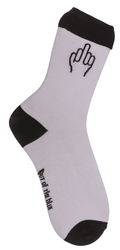 Socks, middle finger, size 42-46,