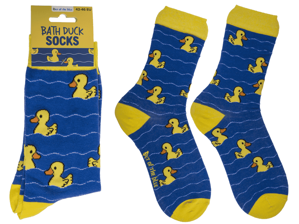 Socks, bath duck, size 42-46,