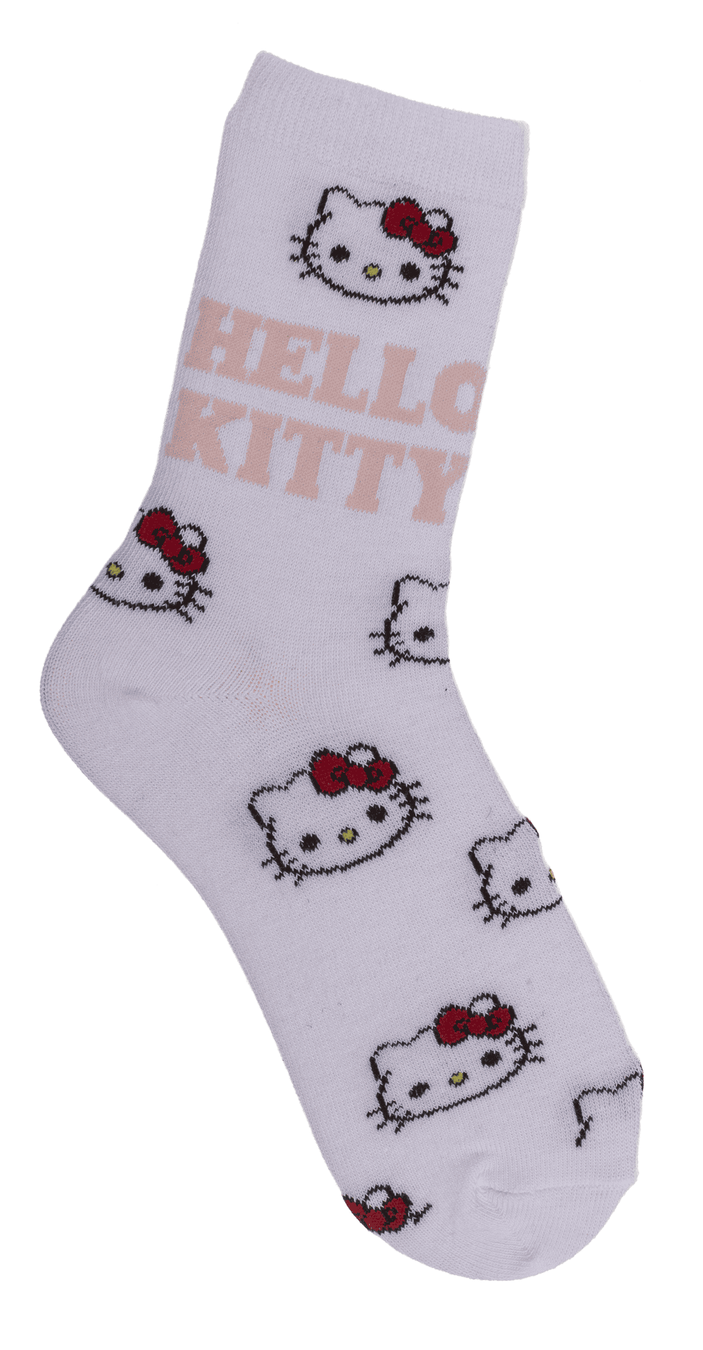 Socks, Hello Kitty, white, size 28-35,