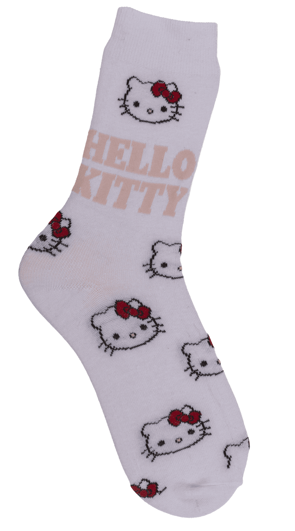 Socks, Hello Kitty, white, size 36-43,