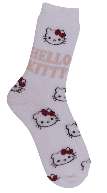 Socks, Hello Kitty, white, size 36-43,
