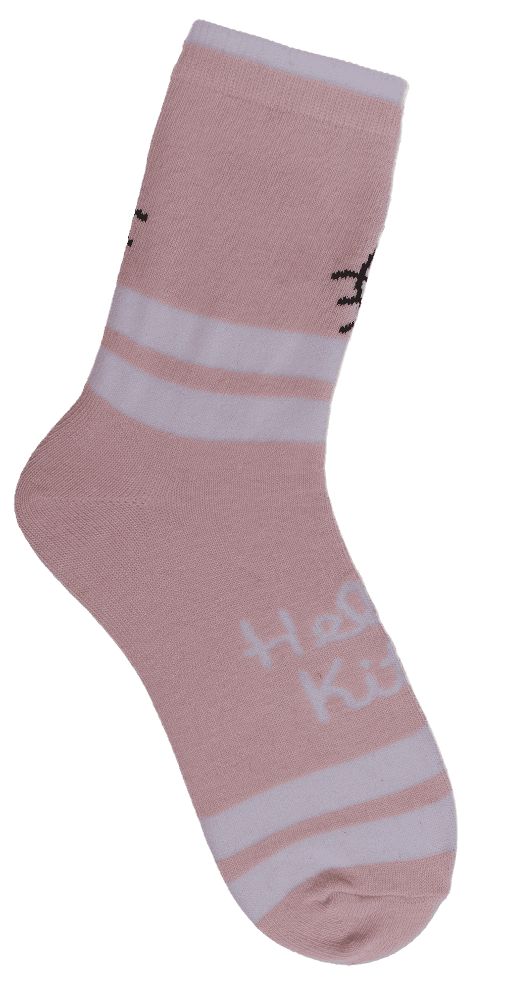Socks, Hello Kitty, with stripes, size 28-35,