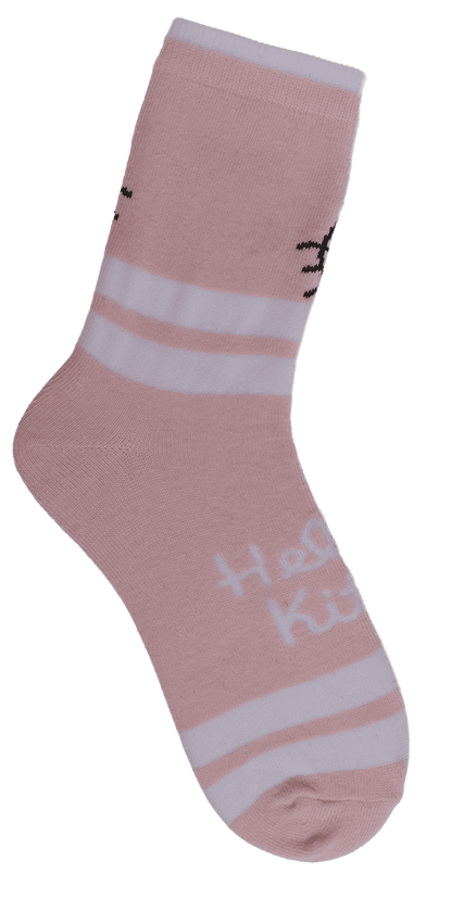 Socks, Hello Kitty, with stripes, size 28-35,