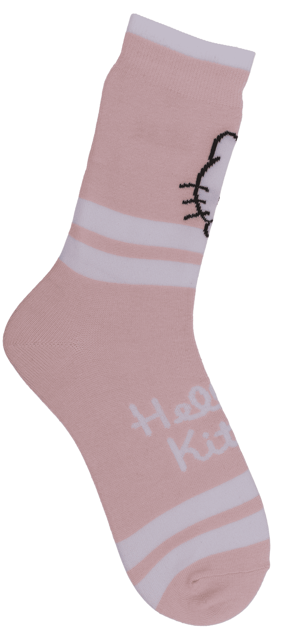 Socks, Hello Kitty, with stripes, size 36-43,