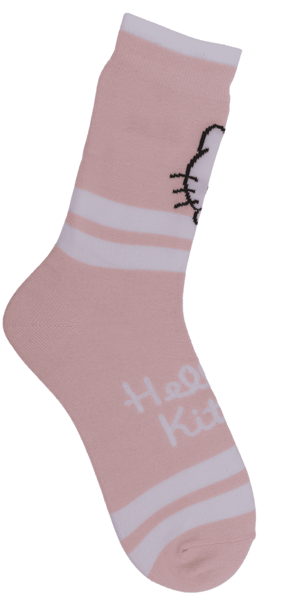 Socks, Hello Kitty, with stripes, size 36-43,